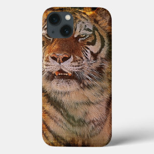 Amur Tiger Portrait Big Cat Wildlife Case