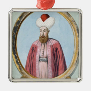 Amurath (Murad) I (1319-89), Sultan 1359-89, from Metal Ornament