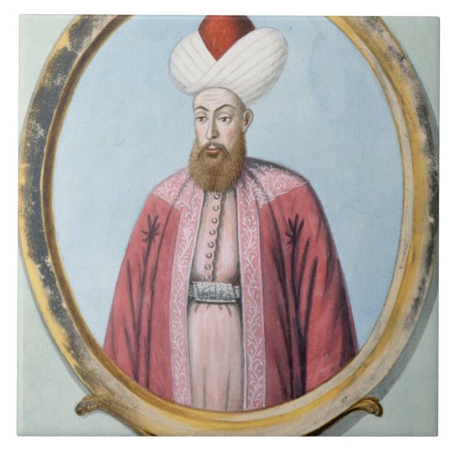 Amurath (Murad) I (1319-89), Sultan 1359-89, from Tile (Front)