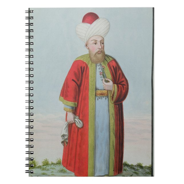 Amurath (Murad) II (1404-51) Sultan 1421-51, from Notebook (Front)