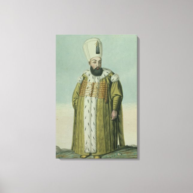 Amurath (Murad) III (1546-95) Sultan 1574-95, from Canvas Print (Front)