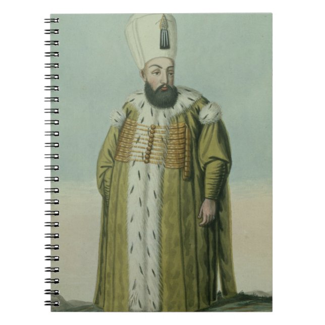 Amurath (Murad) III (1546-95) Sultan 1574-95, from Notebook (Front)
