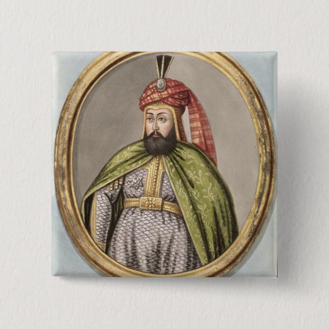 Amurath (Murad) IV (1612-40) Sultan 1623-40, from 2 Inch Square Button (Front)