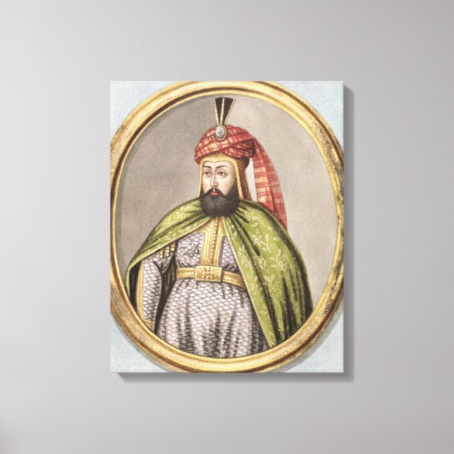 Amurath (Murad) IV (1612-40) Sultan 1623-40, from Canvas Print (Front)