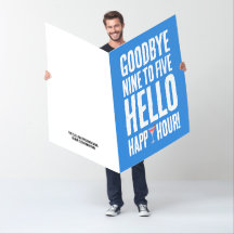 Amusant Adieu 9 à 5 Bonjour Bonne heure de retrait