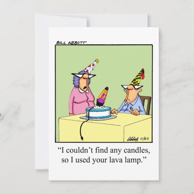 Amusant Anniversaire Humour Fête Invitations (Devant)