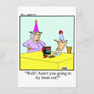 Amusant Anniversaire Humour Fête Invitations Pour 