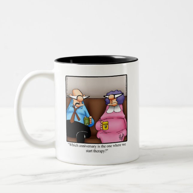 Amusant anniversaire Humour Mug (Gauche)