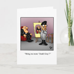 Amusant Au-Dessus De L'Humour Hill Carte Anniversa