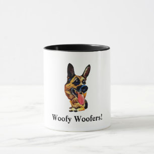 Amusant berger allemand Mug