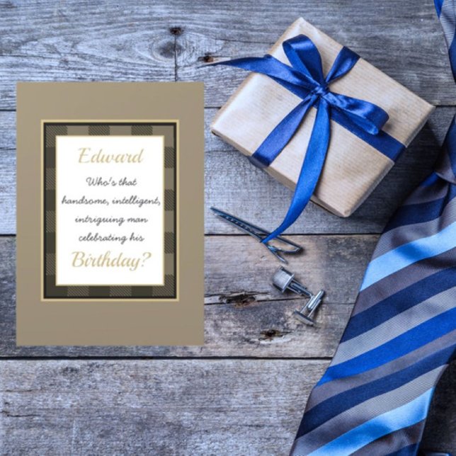 Amusant, carte d'anniversaire personnalisée (Créateur téléchargé)