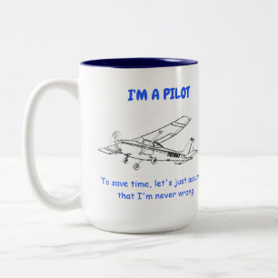 Amusant Cessna Pilot Mug