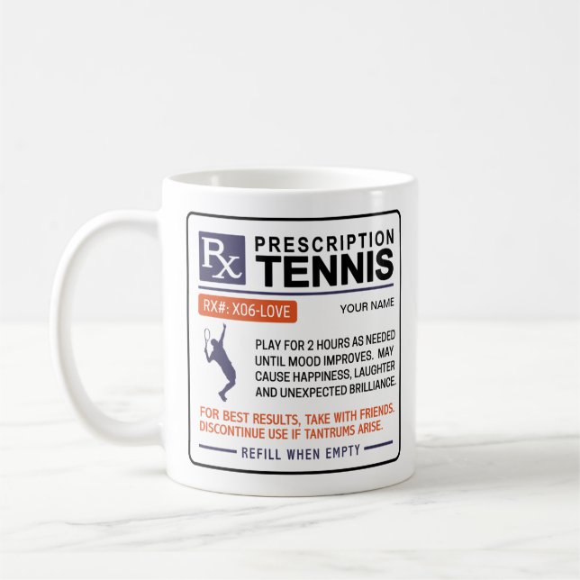 Amusant Conception de la prescription de la Mug de (Gauche)