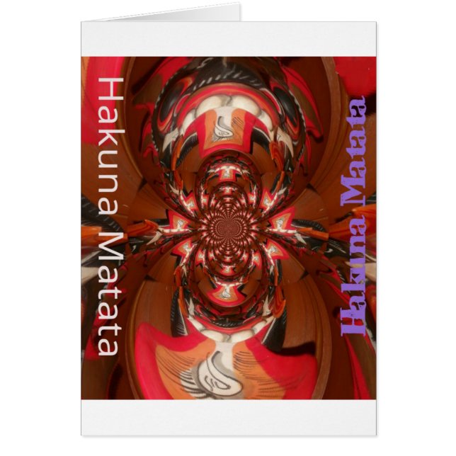 Amusant design africain coloré (Devant)