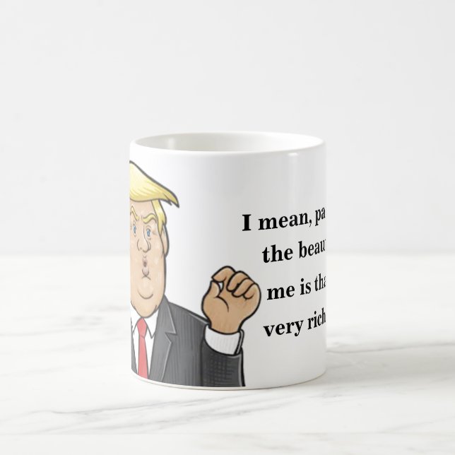 Amusant Donald Trump Mug (Centre)