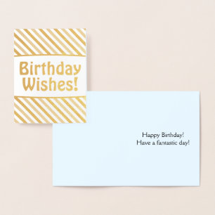 Amusant et idiot "Voeux d'anniversaire !" Carte