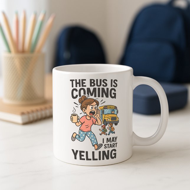 Amusant et mignon Parents Mug de l'école du matin; (Créateur téléchargé)