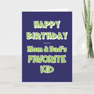 Amusant frère d'anniversaire Carte de voeux Favori