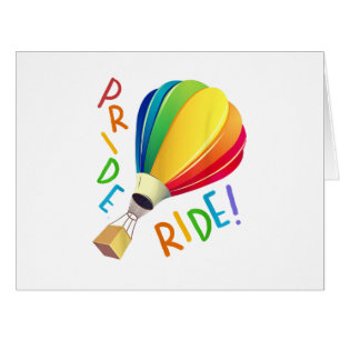Amusant Gay pride Hot Air Balloon Rainbow Ride Gay
