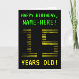 Amusant, Geeky, Nerdy "15 ANS !" Carte d'anniversa