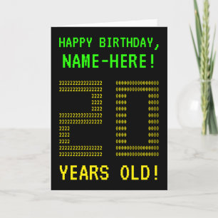 Amusant, Geeky, Nerdy "20 ANS !" Carte d'anniversa