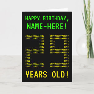 Amusant, Geeky, Nerdy "29 ANS !" Carte d'anniversa