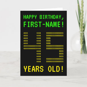 Amusant, Geeky, Nerdy "45 ANS !" Carte d'anniversa