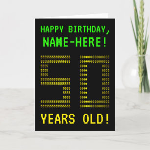 Amusant, Geeky, Nerdy "50 ANS !" Carte d'anniversa