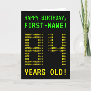 Amusant, Geeky, Nerdy "84 ANS !" Carte d'anniversa