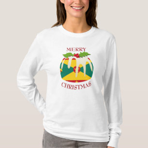 Amusant GRENADA T-shirt Pudding de Noël