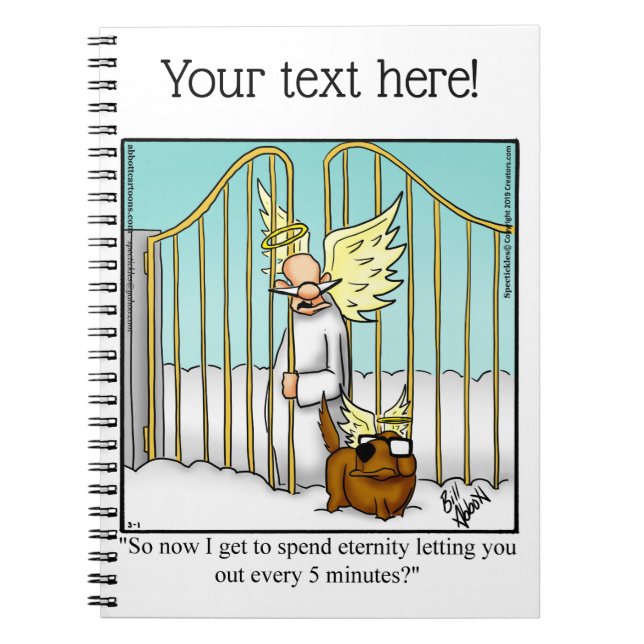 Amusant Humour de chien Lover Carnet (Devant)