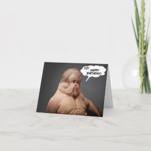 Amusant Humour Guy WTF Carte d'anniversaire
