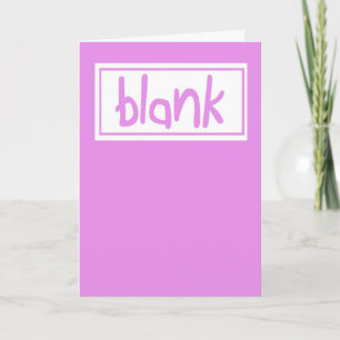 Amusant Humour rose Bonne carte fille d'anniversai