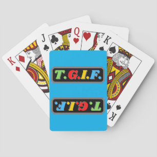 amusant jeu de cartes "TGIF"