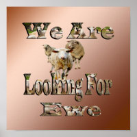 Amusant Jeu De Mouton À La Recherche D'Ewe, Poster