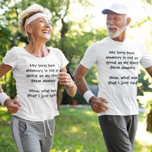 Amusant Mémoire Lapse Cerveau Fade Unisex T-shirt