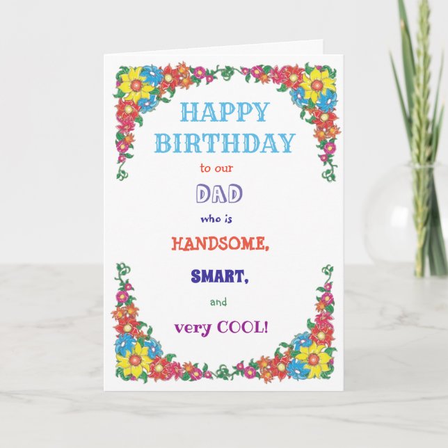 Amusant Modèle pour Anniversaire (Devant)