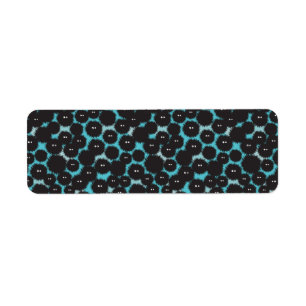 Amusant monstres noirs moelleux