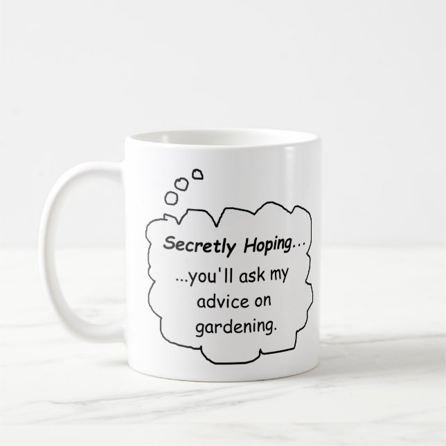 Amusant Mug pour les jardiniers (Gauche)