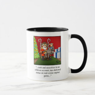 Amusant Noël Humour d'affaires Mug
