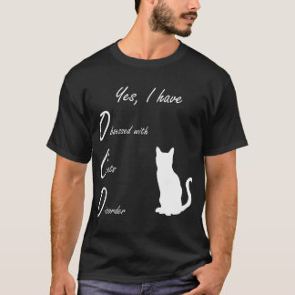 Amusant Obsédé Par Le T-shirt Chats