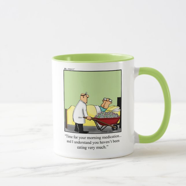 Amusant obtenir bien Humour Mug (Droite)