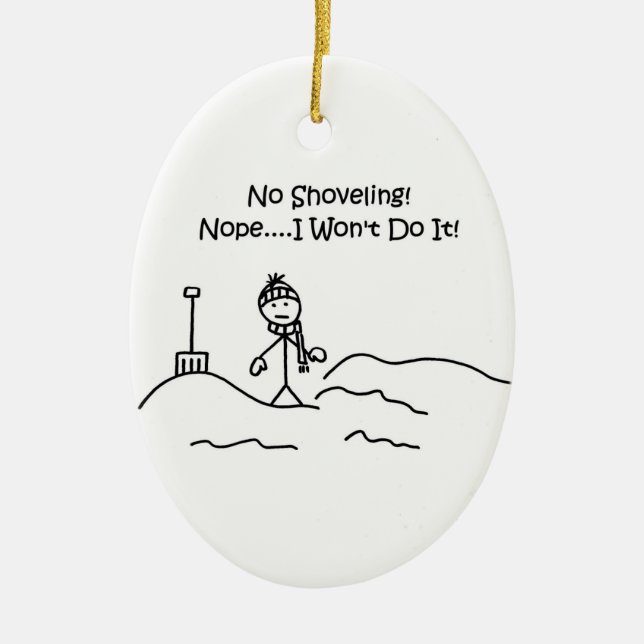 Amusant Pas De Rasage Ornement De Noël (Devant)