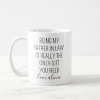 Amusant Père En Mug Droit, Don Pour FIL, Père En L