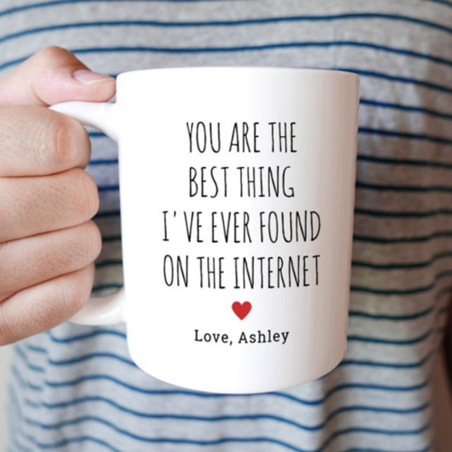 Amusant petit ami Valentine's Day Cadeau café Mug (Créateur téléchargé)