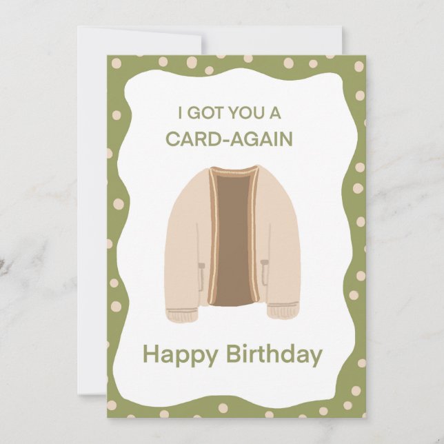Amusant Pun Carte Anniversaire Pour Papa Vieux Âge (Devant)