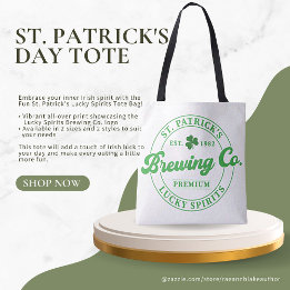 Amusant Sac fourre-tout des Lucky Spirits St. Patr