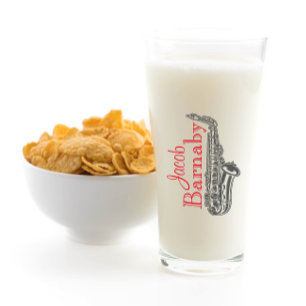 Amusant Saxophone Musique musicien Coupe de verre