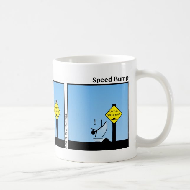 Amusant Stickman Mug à bosse de vitesse - 125 (Droite)