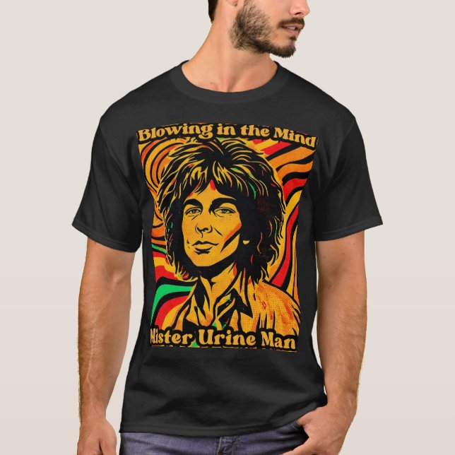 Amusant T-shirt Homme M. Urin | Tee graphique iron (Devant)